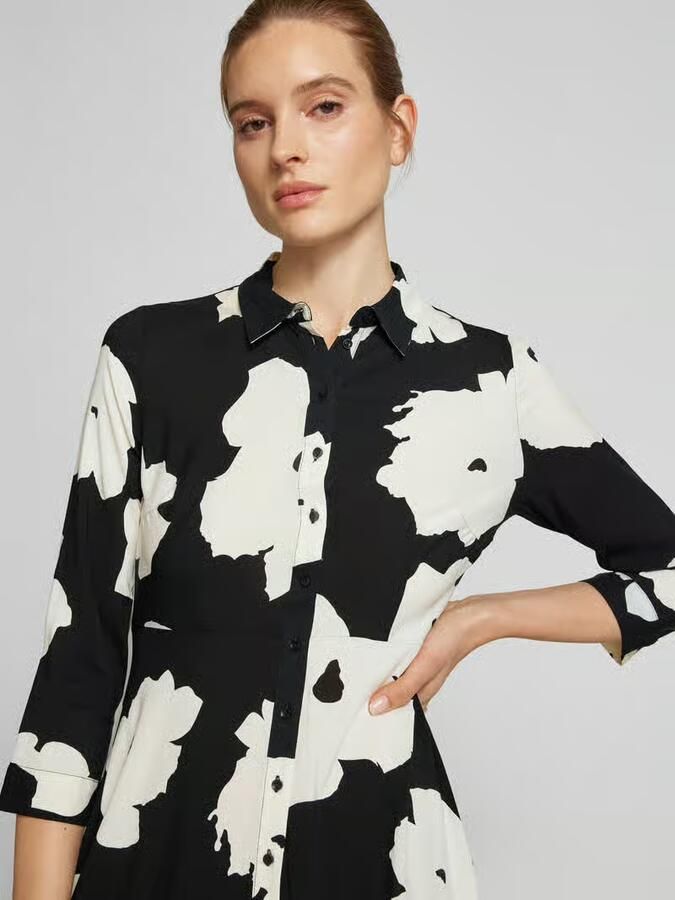 Y.A.S Jurk met overhemdkraag YASSAVANNA LONG SHIRT DRESS - Foto 9