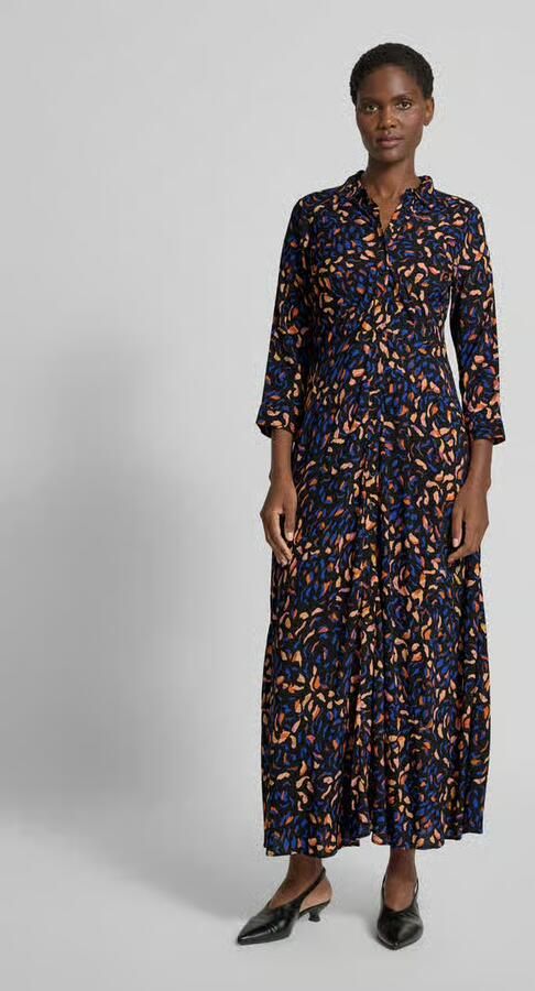 YAS Maxi-jurk met doorknoopsluiting model 'SAVANNA' - Foto 2