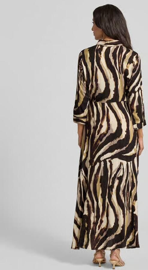 Y.A.S Jurk met overhemdkraag YASSAVANNA LONG SHIRT DRESS - Foto 4