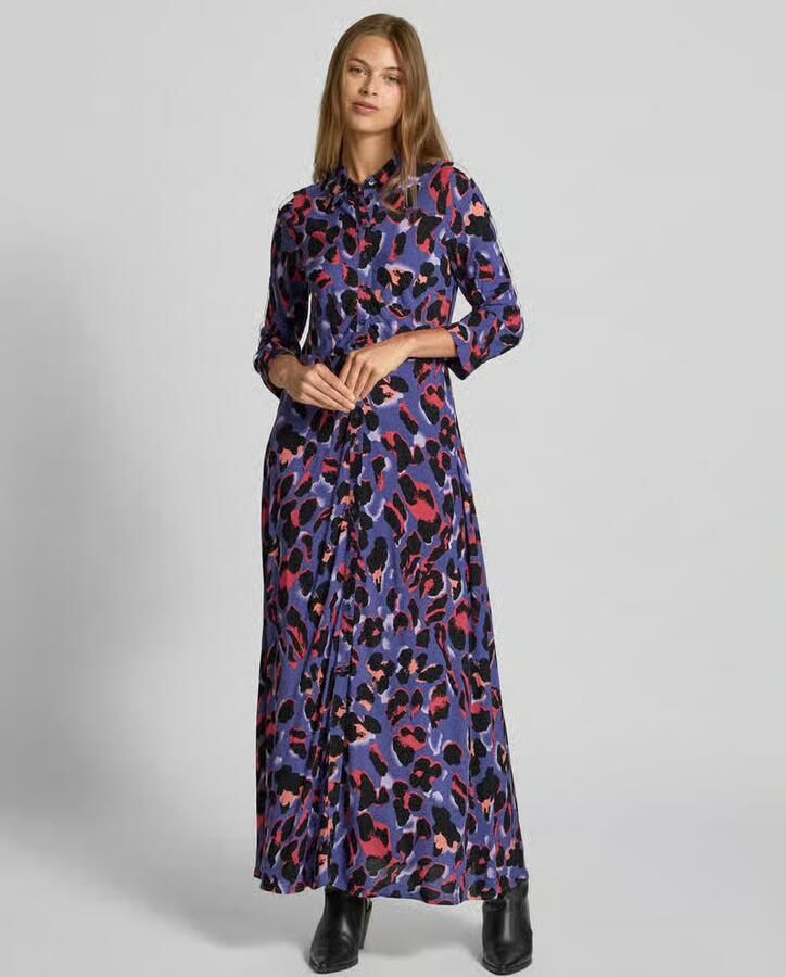Y.A.S Jurk met overhemdkraag YASSAVANNA LONG SHIRT DRESS - Foto 3