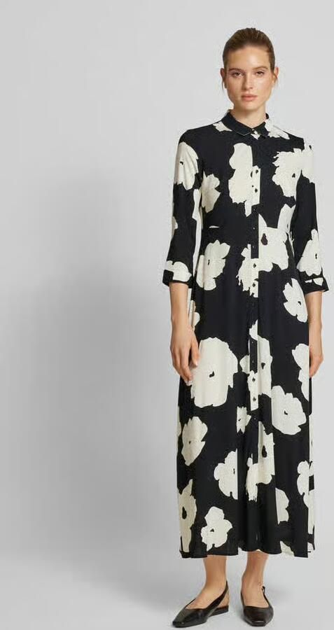 Y.A.S Jurk met overhemdkraag YASSAVANNA LONG SHIRT DRESS - Foto 10