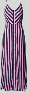 YAS maxi-jurk van viscose met knoopsluiting model 'SAVANNA'