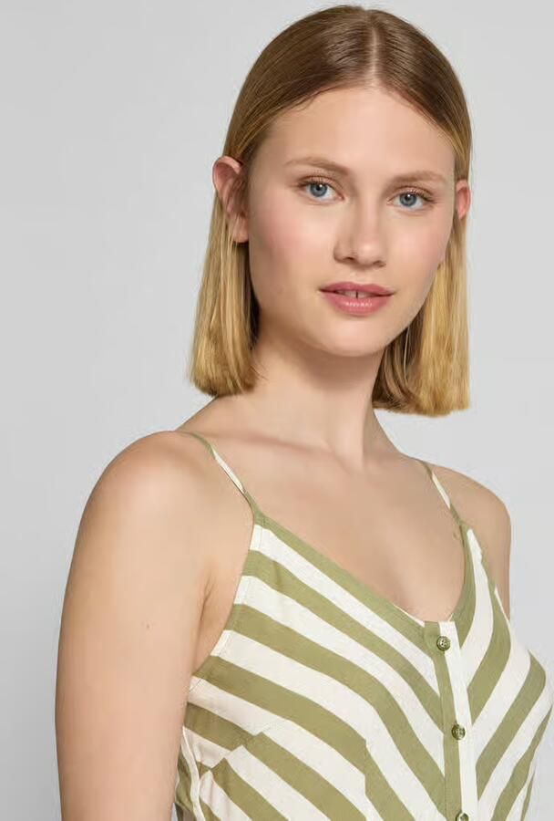 YAS Maxi-jurk van viscose met knoopsluiting