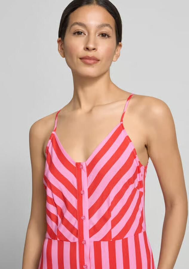 YAS maxi-jurk van viscose met knoopsluiting model 'SAVANNA' - Foto 2
