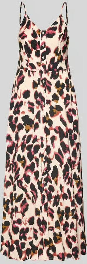 YAS maxi-jurk van viscose met knoopsluiting model 'SAVANNA' - Foto 2