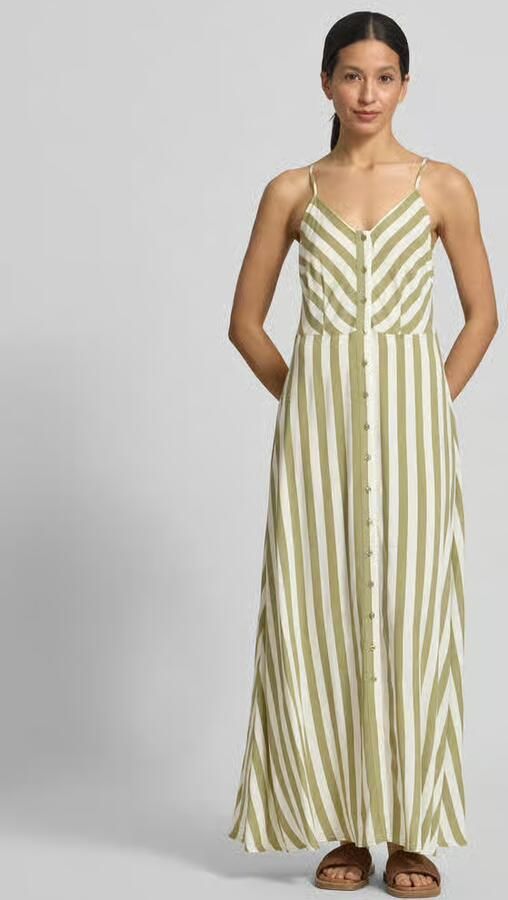 YAS maxi-jurk van viscose met knoopsluiting model 'SAVANNA' - Foto 4
