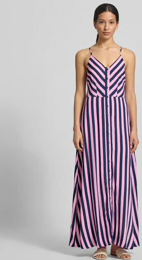 YAS maxi-jurk van viscose met knoopsluiting model 'SAVANNA' - Foto 4