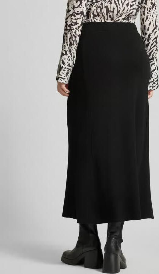 Y.A.S. YAS Dames Rokken Yasfonny Hw Ankle Knit Skirt Zwart - Foto 7
