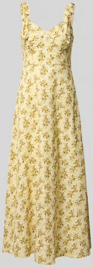 YAS midi-jurk met all-over bloemenmotief model ' elin' - Foto 2