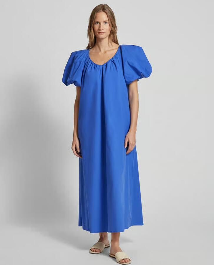 YAS Midi-jurk met pofmouwen model 'OLEGA' - Foto 2