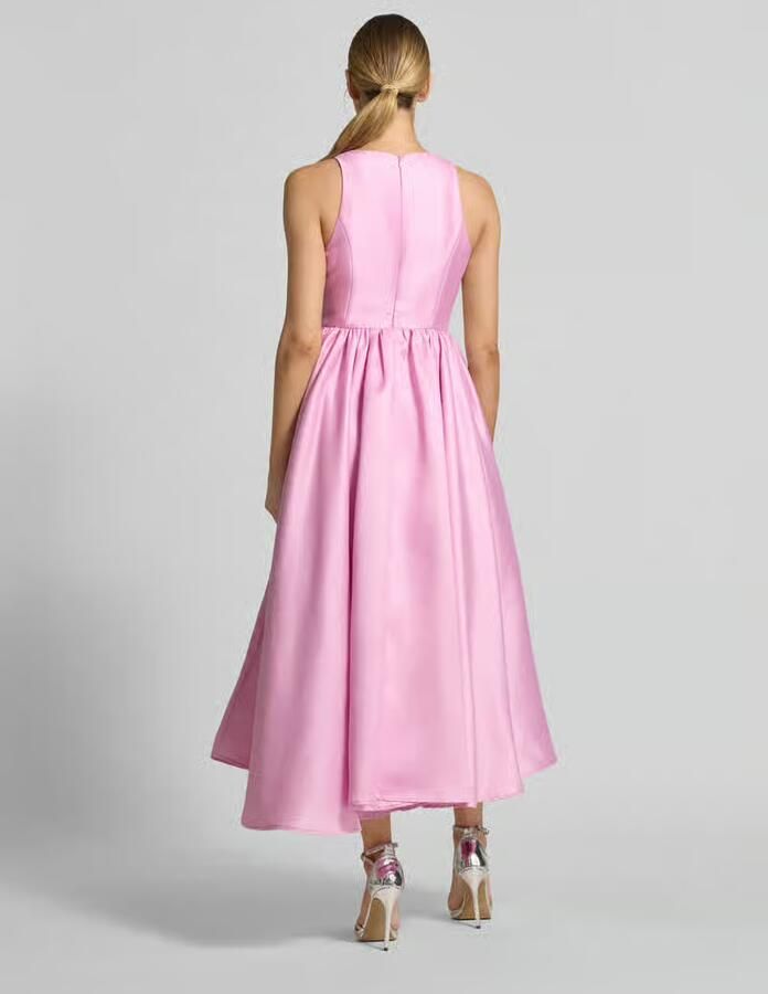 YAS midi-jurk met ronde hals model 'ELLINA' - Foto 2