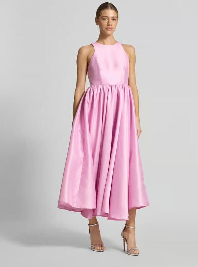 YAS midi-jurk met ronde hals model 'ELLINA' - Foto 3