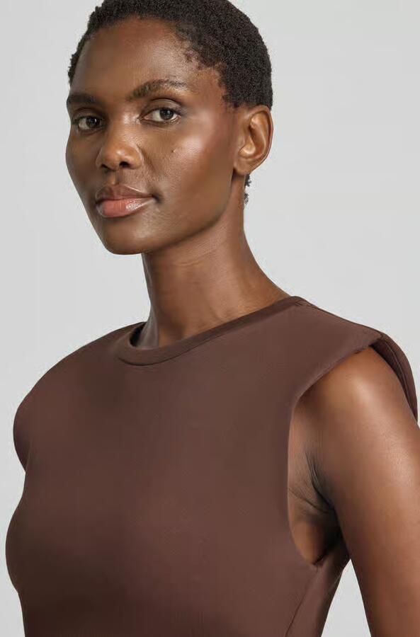 Y.A.S. YAS Dames Jurken Yaspina Sl Long Dress Bruin - Foto 7