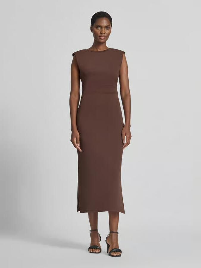 Y.A.S. YAS Dames Jurken Yaspina Sl Long Dress Bruin - Foto 9