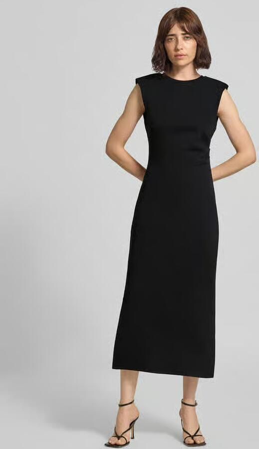 YAS Midi-jurk met ronde hals model 'PINA' - Foto 5