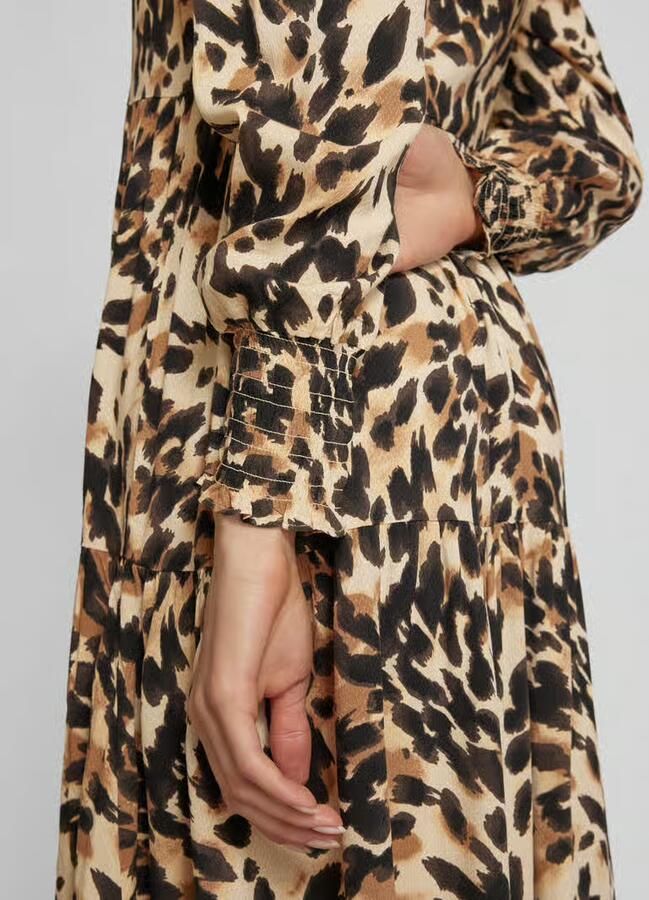 Y.A.S. Dames Jurken Yasalira Ls Long Shirt Dress S. Multi - Foto 9