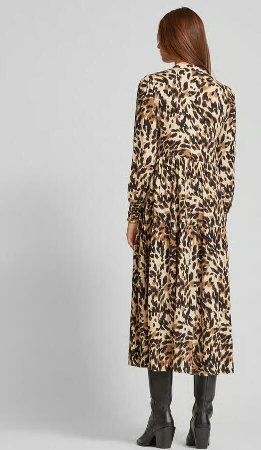 Y.A.S. Dames Jurken Yasalira Ls Long Shirt Dress S. Multi - Foto 12