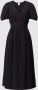 Y.A.S. Dames Jurken Yasclema Ss Midi Dress Zwart - Thumbnail 2
