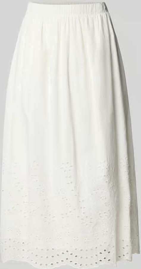 YAS Midirok met broderie anglaise model 'LUMA' - Foto 2