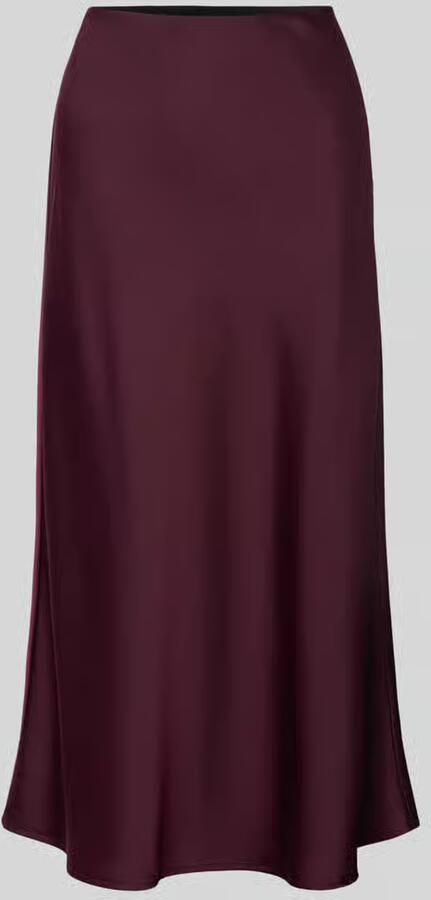 Y.A.S. YAS Dames Rokken Yaspella Hw Midi Skirt S. Noos Bordeaux
