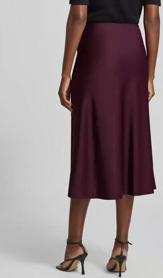 Y.A.S. YAS Dames Rokken Yaspella Hw Midi Skirt S. Noos Bordeaux - Foto 3