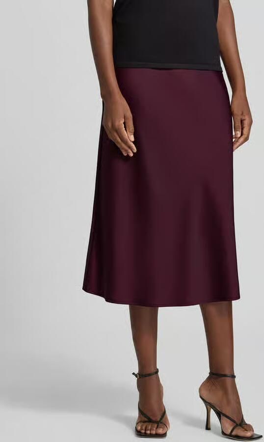 Y.A.S. YAS Dames Rokken Yaspella Hw Midi Skirt S. Noos Bordeaux - Foto 2