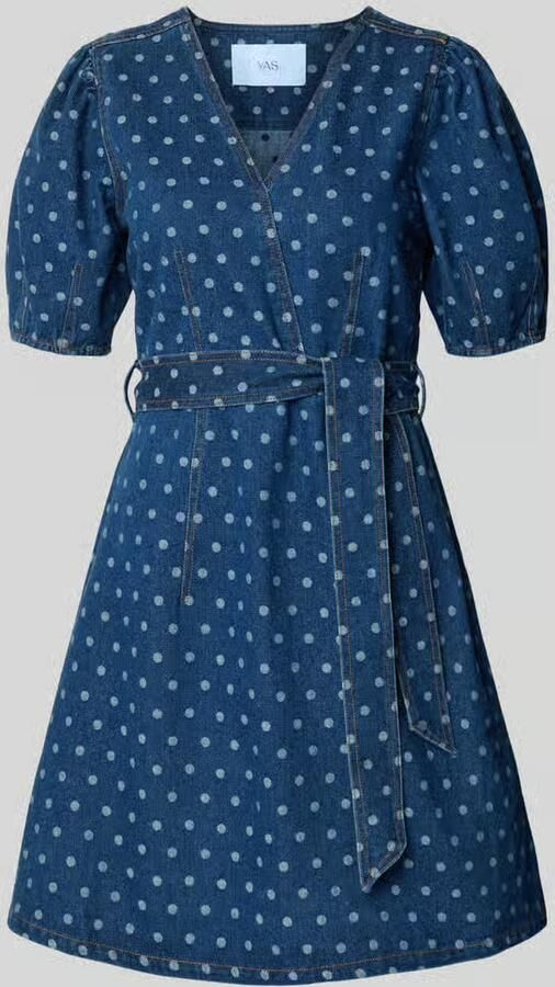 YAS Mini-jeansjurk met strikceintuur model 'PRIKKA' - Foto 2