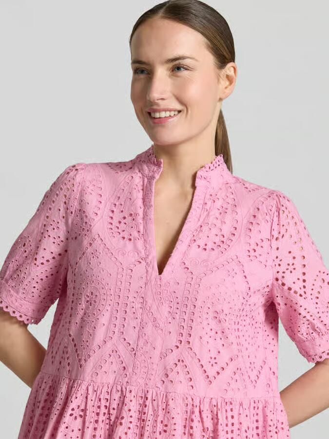 YAS Mini-jurk met ajourwerk model 'Holi'