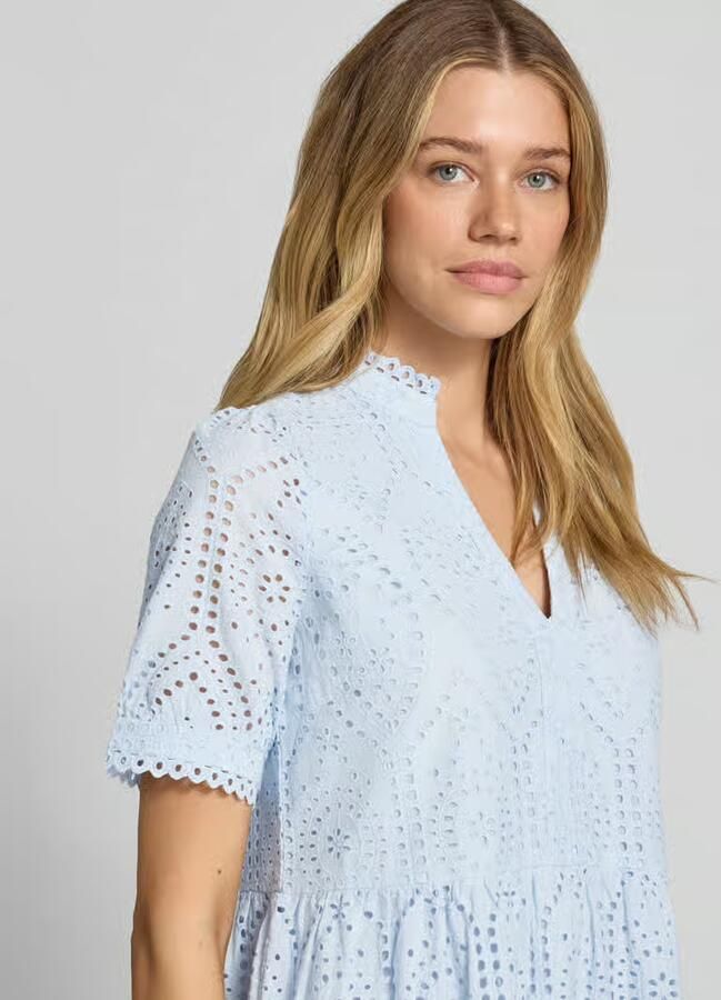 YAS Mini-jurk met ajourwerk model 'Holi'