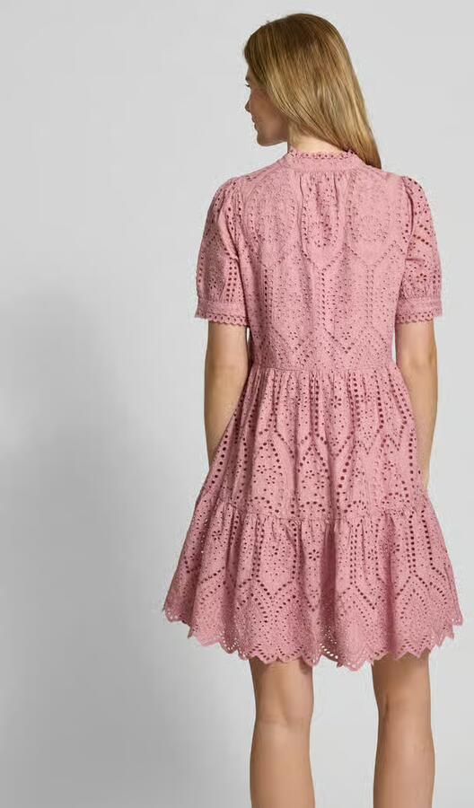 YAS Mini-jurk met broderie anglaise model 'Holi' - Foto 8