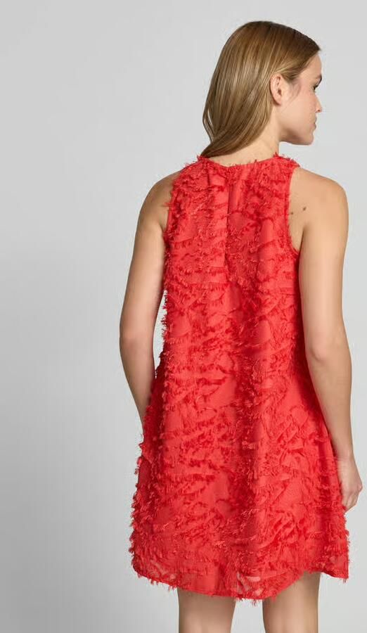Y.A.S. YAS Dames Jurken Yasparia Sl Dress S. Noos Rood - Foto 7