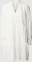 Y.A.S semi transparante trapeze jurk YASHOLI van biologisch katoen wit - Thumbnail 2