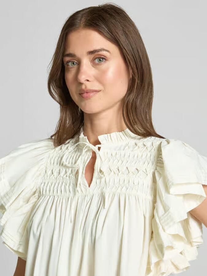 Y.A.S. YAS Dames Jurken Yaslura Ss Dress S. Noos Gebroken Wit - Foto 5