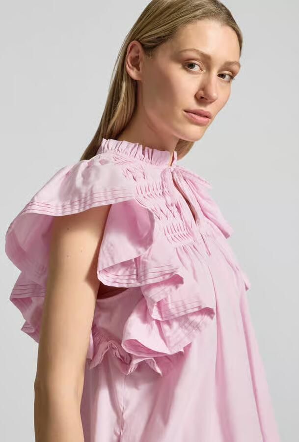 Y.A.S. YAS Dames Jurken Yaslura Ss Dress S. Noos Lichtroze - Foto 5