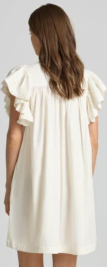 Y.A.S. YAS Dames Jurken Yaslura Ss Dress S. Noos Gebroken Wit - Foto 7