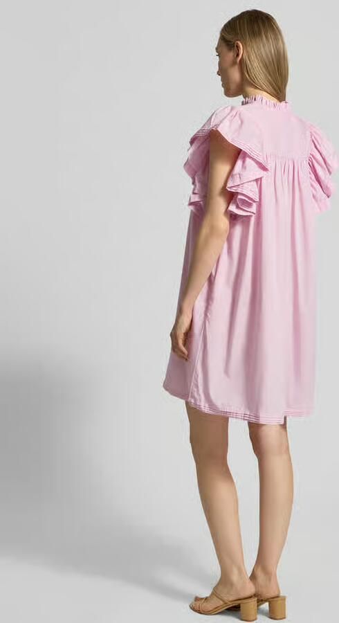 Y.A.S. YAS Dames Jurken Yaslura Ss Dress S. Noos Lichtroze - Foto 7