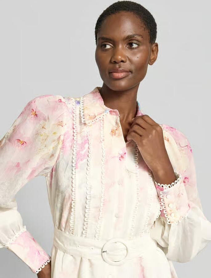 Y.A.S. YAS Dames Jurken Yasflorence Ls Dress S. Multi - Foto 5