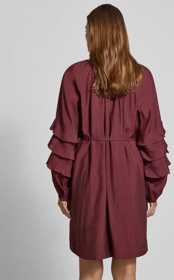 YAS Relaxed fit mini-jurk van viscosemix model 'TEMURA'