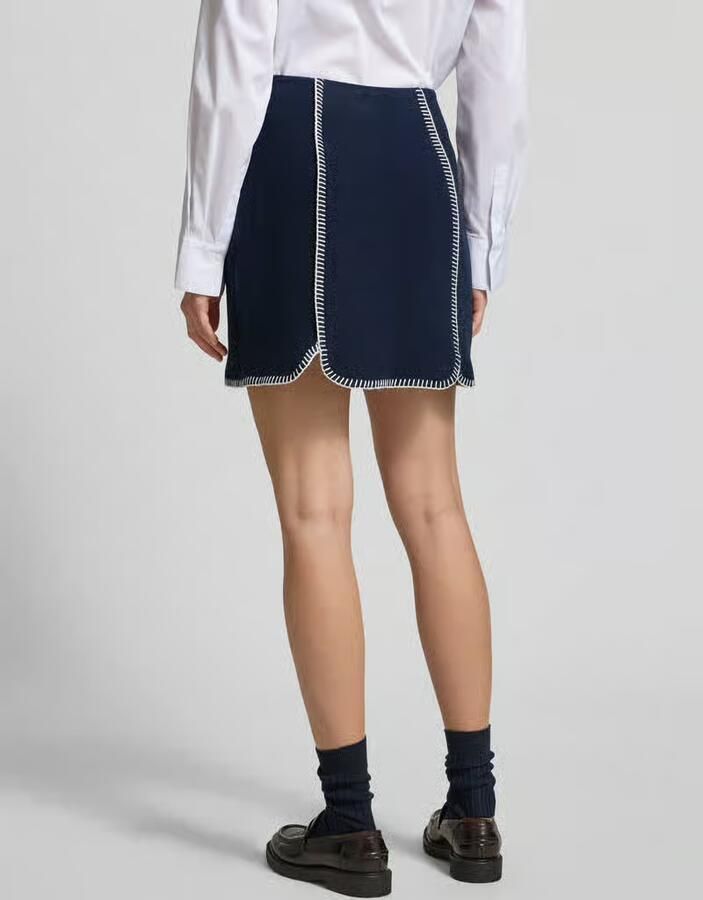 YAS Minirok met wol model 'VICCO'