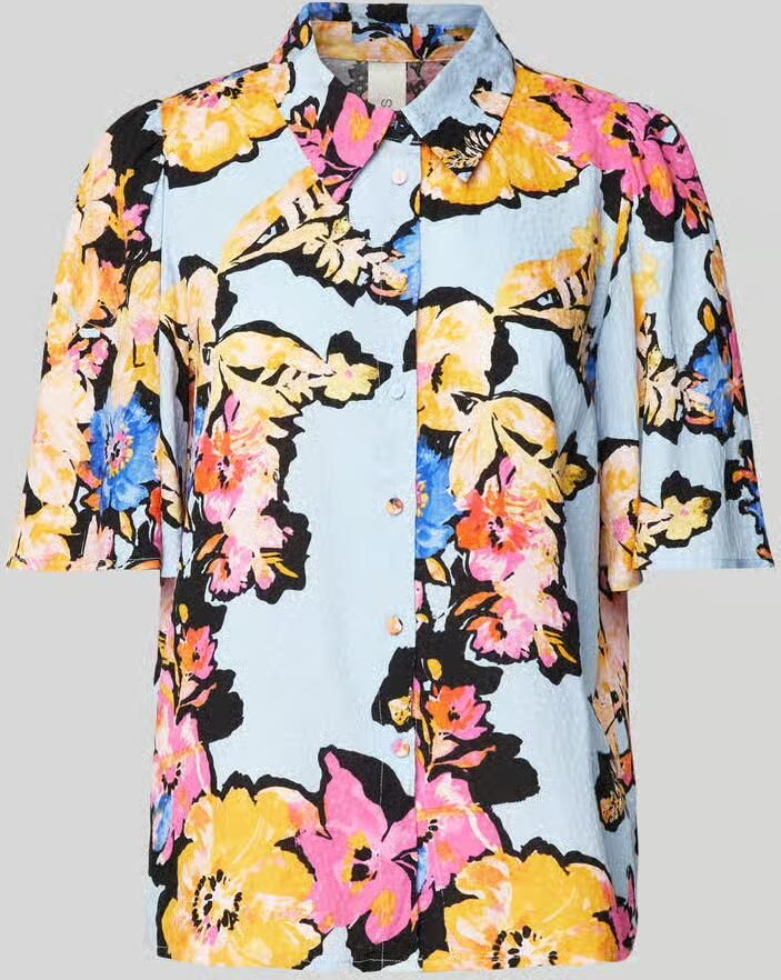 YAS Overhemdblouse van viscose met bloemenmotief model 'SINNA' - Foto 2