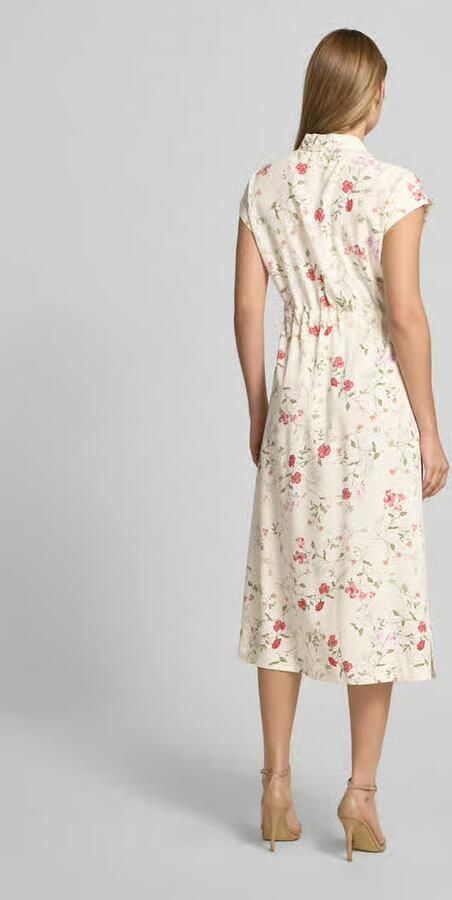 YAS Overhemdjurk met strikceintuur model 'ASINA'