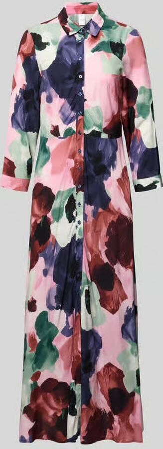 YAS Overhemdjurk van viscose met 3 4-mouw model 'SAVANNA'