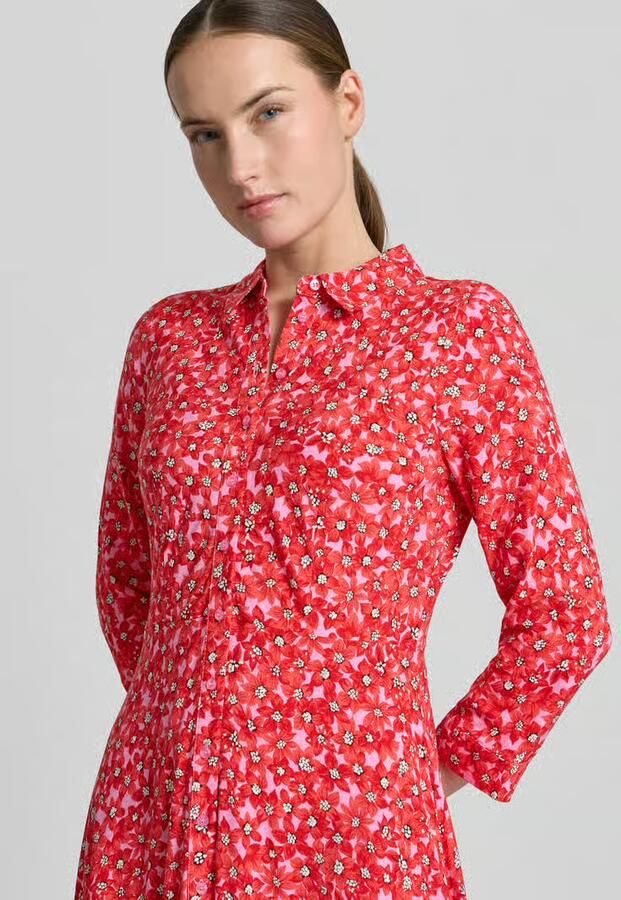 YAS Overhemdjurk van viscose met knoopsluiting model 'SAVANNA'