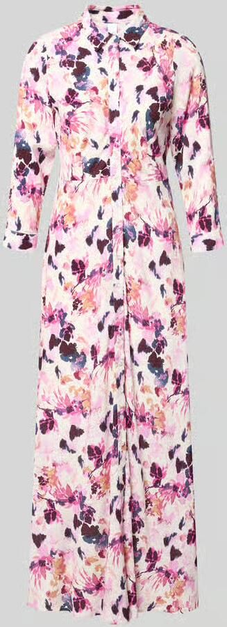 YAS Overhemdjurk van viscose met knoopsluiting model 'SAVANNA' - Foto 2