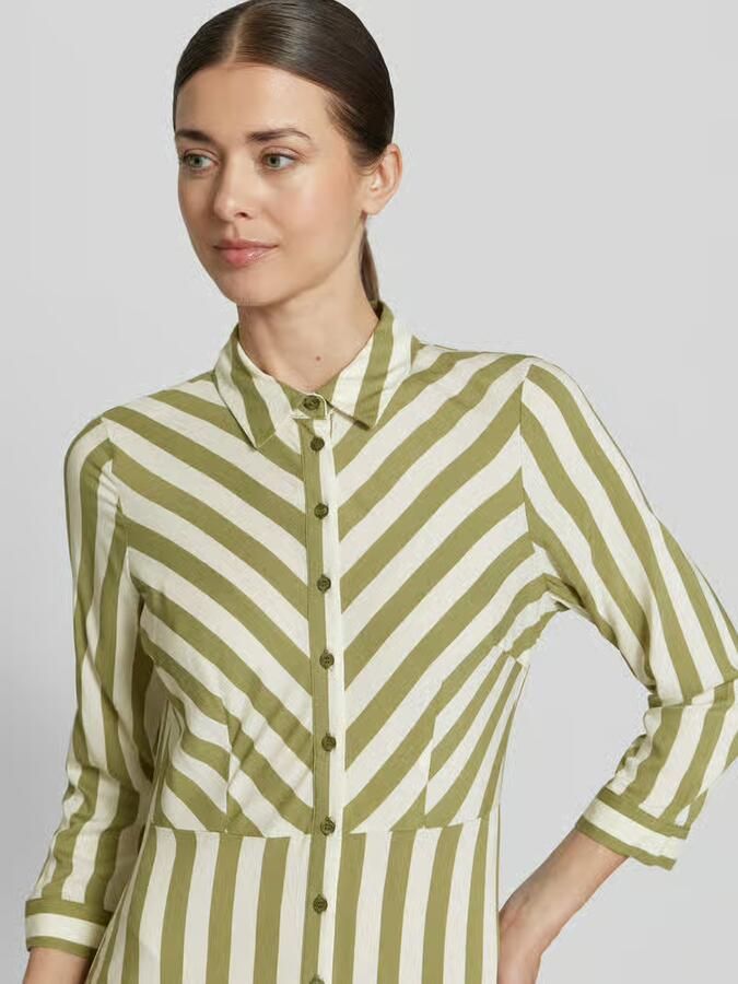 YAS Overhemdjurk van viscose met knoopsluiting model 'SAVANNA'