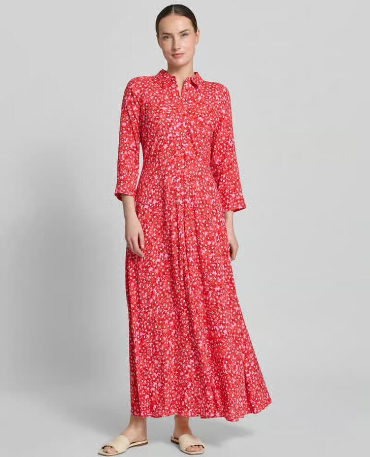 YAS Overhemdjurk van viscose met knoopsluiting model 'SAVANNA' - Foto 2