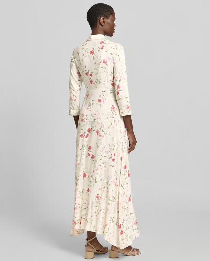 YAS Overhemdjurk van viscose met knoopsluiting model 'SAVANNA' - Foto 3