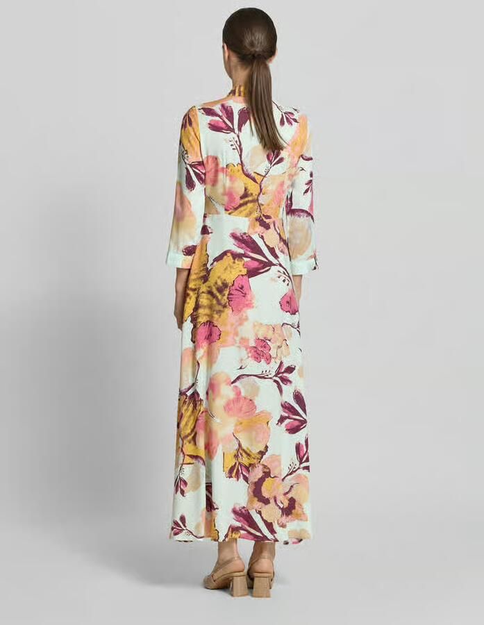 YAS Overhemdjurk van viscose met knoopsluiting model 'SAVANNA'
