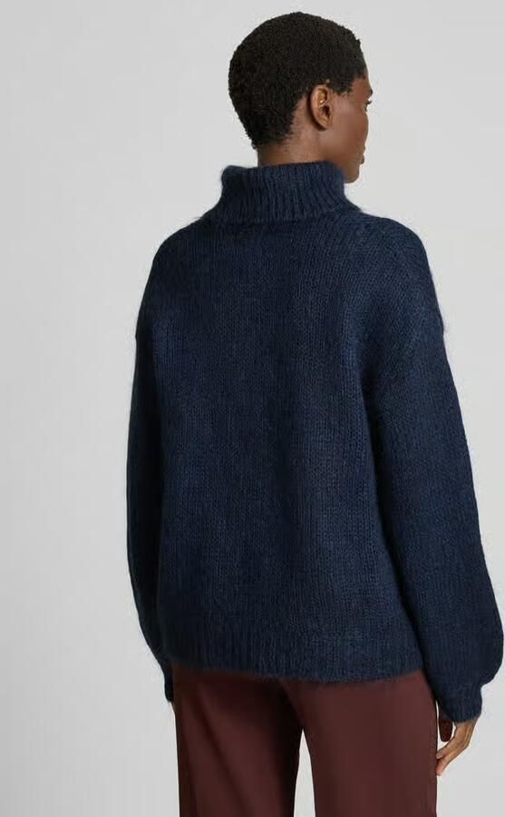 YAS Oversized coltrui van mix van wol en mohair model 'LAMBI'