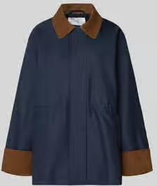 YAS Parka met liggende kraag en steekzakken model 'ANCA'